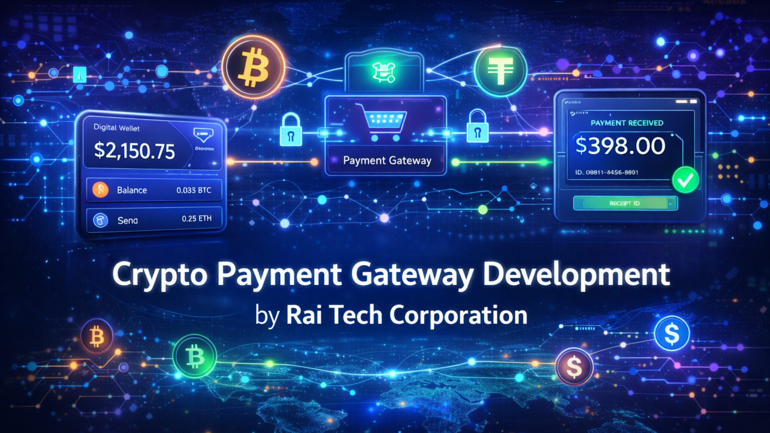 Crypto Payment Gateway Development by Rai Tech Corporation