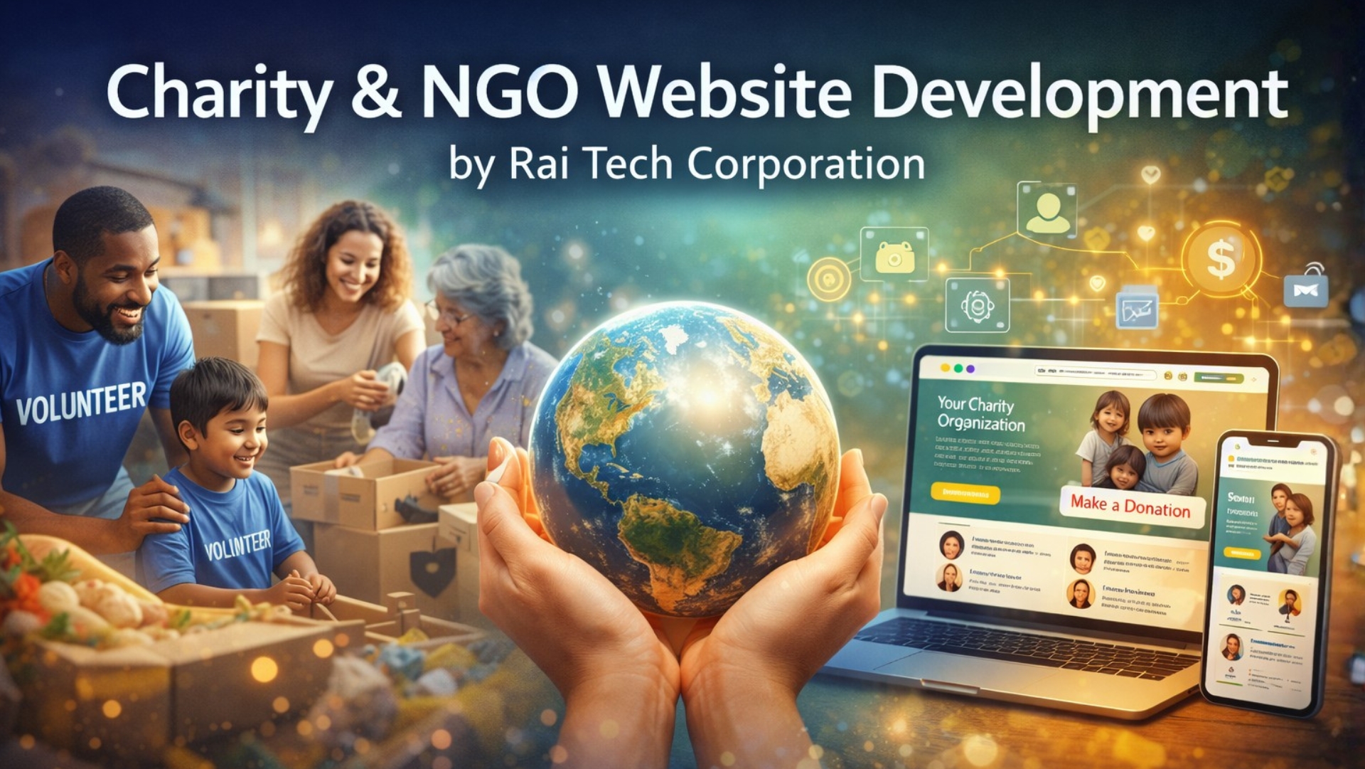 Charity & NGO Website Development by Rai Tech Corporation