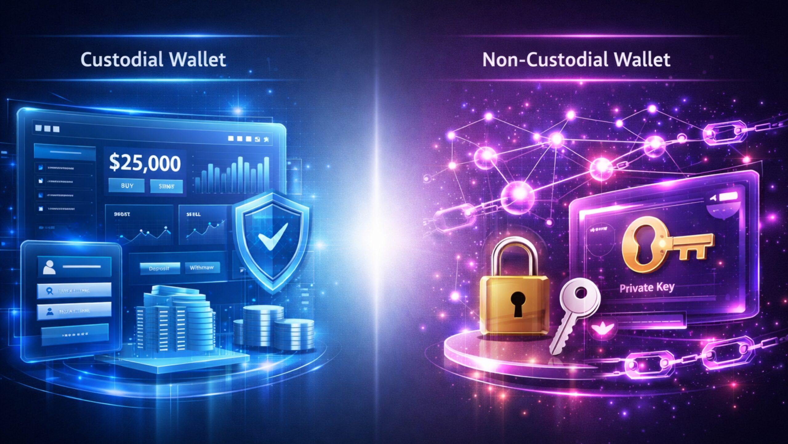 Custodial vs Non-Custodial Web3 Wallets – Rai Tech Corporation